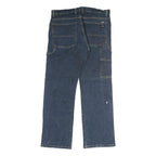 DICKIES Mens Jeans Blue Regular Straight Denim Medium W34 L30 Workwear