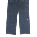 DICKIES Mens Jeans Blue Regular Straight Denim Medium W34 L30 Workwear