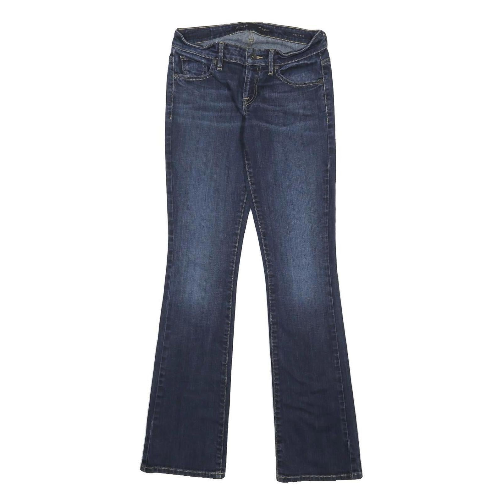 GUESS Womens Regular Fit Blue Denim Jeans Bootcut Cotton Blend W26 L32