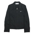 OFF-WHITE Mens Black Cotton Zip Jacket S Painted Arrows Logo Print