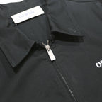 OFF-WHITE Mens Black Cotton Zip Jacket S Painted Arrows Logo Print