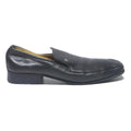 BALLY Mens Classic Slip-On Leather Shoes Black UK 7 Formal Elegant Loafers