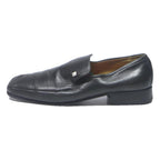 BALLY Mens Classic Slip-On Leather Shoes Black UK 7 Formal Elegant Loafers