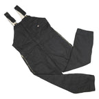 DICKIES Mens Black Cotton Blend Dungarees Regular Fit Long Leg L W42 L32