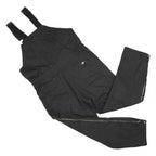 DICKIES Mens Black Cotton Blend Dungarees Regular Fit Long Leg L W42 L32