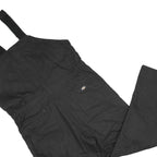 DICKIES Mens Black Cotton Blend Dungarees Regular Fit Long Leg L W42 L32