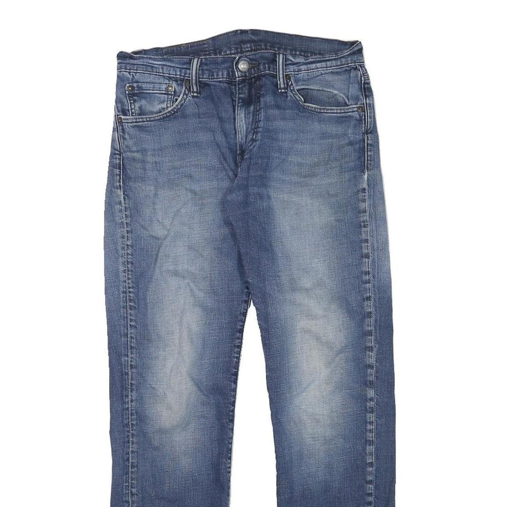 LEVI'S Mens Blue Regular Straight Denim Medium W30 L30 Classic Zip Jeans