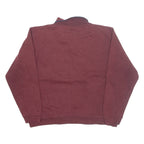GRAND PALMER Mens Sweatshirt Maroon Button Neck M