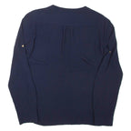 BANANA REPUBLIC Womens Blouse Blue Long Sleeve S