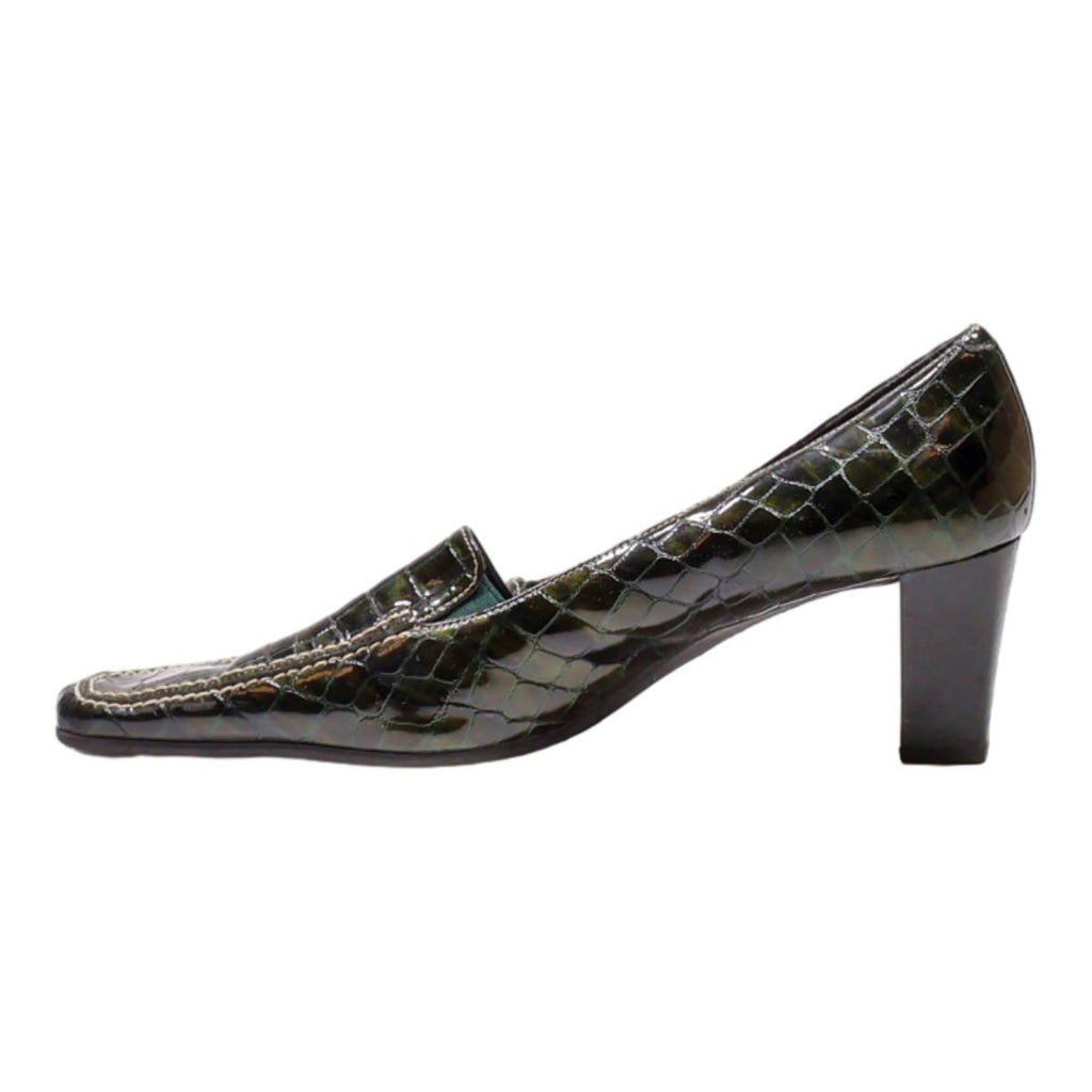 LODI Pump Heels Green Leather Womens UK 8