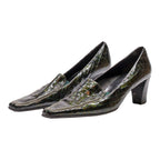 LODI Pump Heels Green Leather Womens UK 8