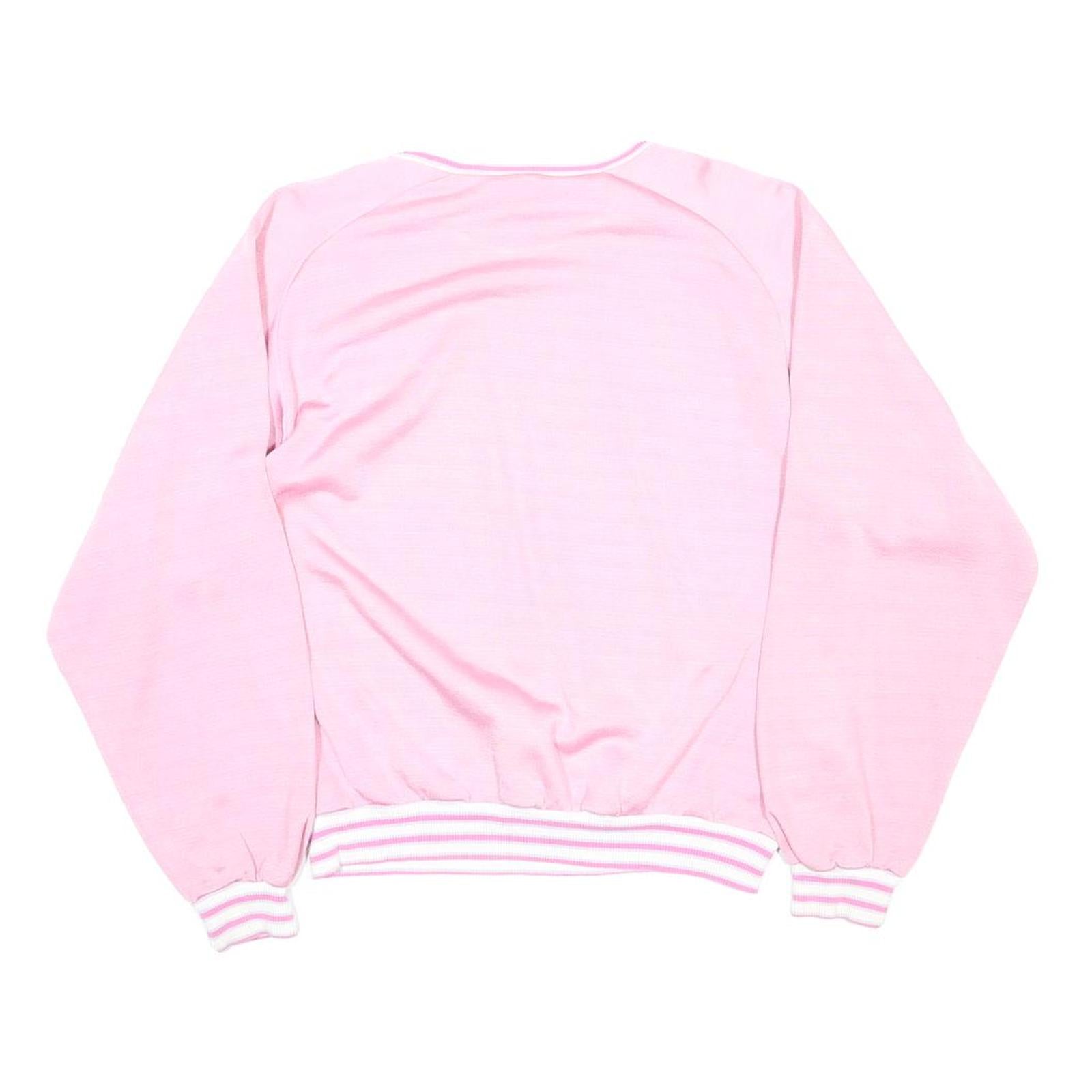 WALT DISNEY COMPANY Womens Pink Minnie Mouse Crew Neck S 80's Vintage Character
