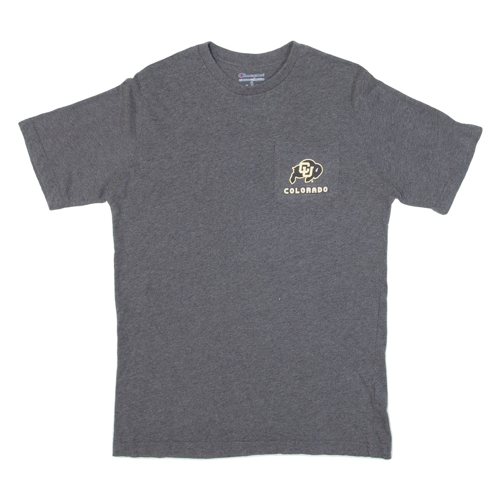 CHAMPION Colorado University Buffs Womens T-Shirt Grey USA M