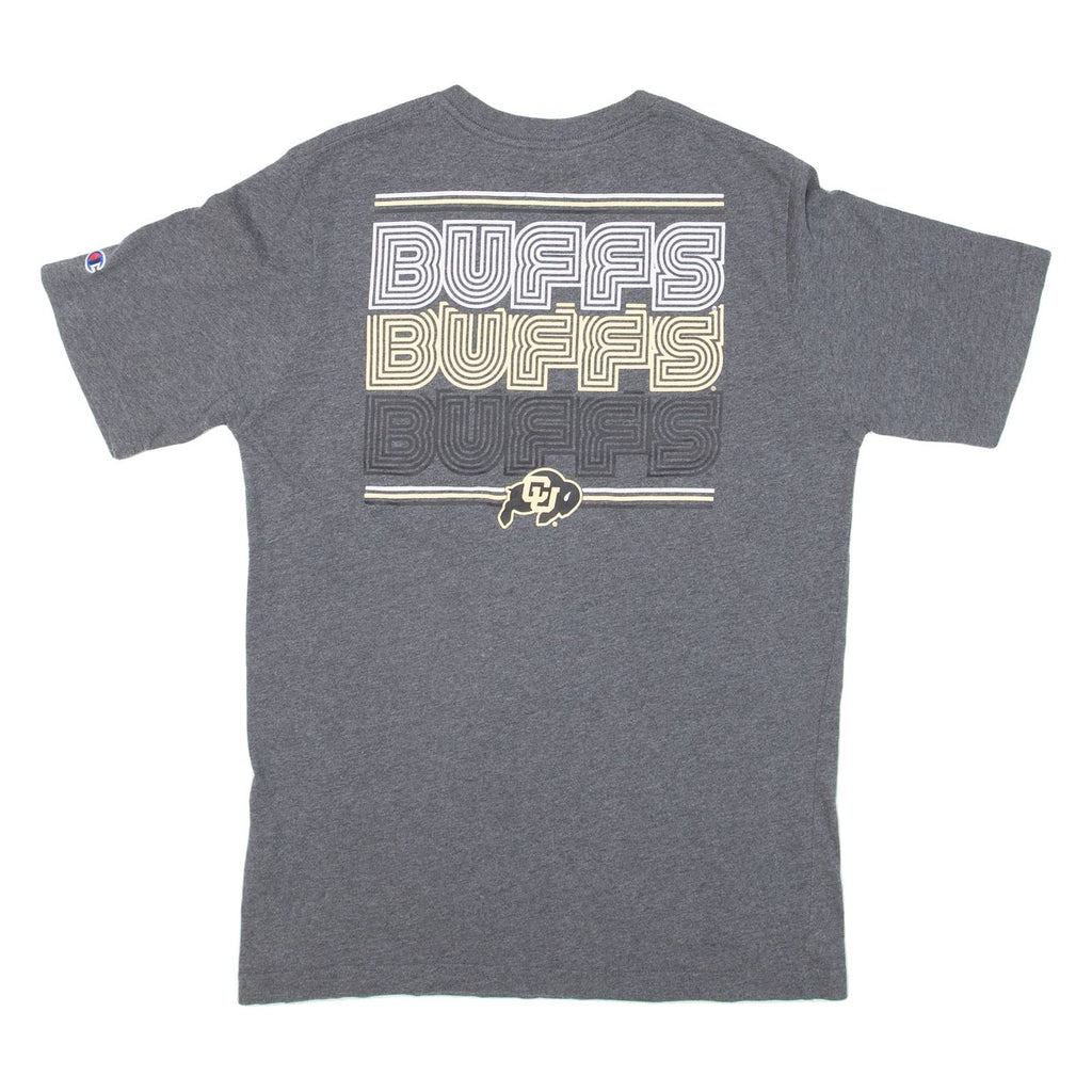 CHAMPION Colorado University Buffs Womens T-Shirt Grey USA M