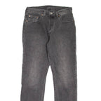 LEVI'S 501 Jeans Womens Grey Regular Straight Stone Wash W28 L30