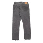 LEVI'S 501 Jeans Womens Grey Regular Straight Stone Wash W28 L30