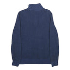 NAUTICA Mens Blue Plain Pullover Crew Neck Cotton Jumper M Casual Knitwear