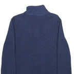 NAUTICA Mens Blue Plain Pullover Crew Neck Cotton Jumper M Casual Knitwear