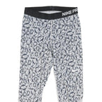NIKE Womens Joggers Grey & White Slim Tapered S W26 L21 Nike Pro Sportswear