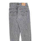 LEVI'S 501 BIG E Womens Jeans Grey Regular Straight Denim Medium W26 L25 Button