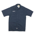 CARHARTT Mens Blue Work Shirt M Cotton Blend Short Sleeve Button