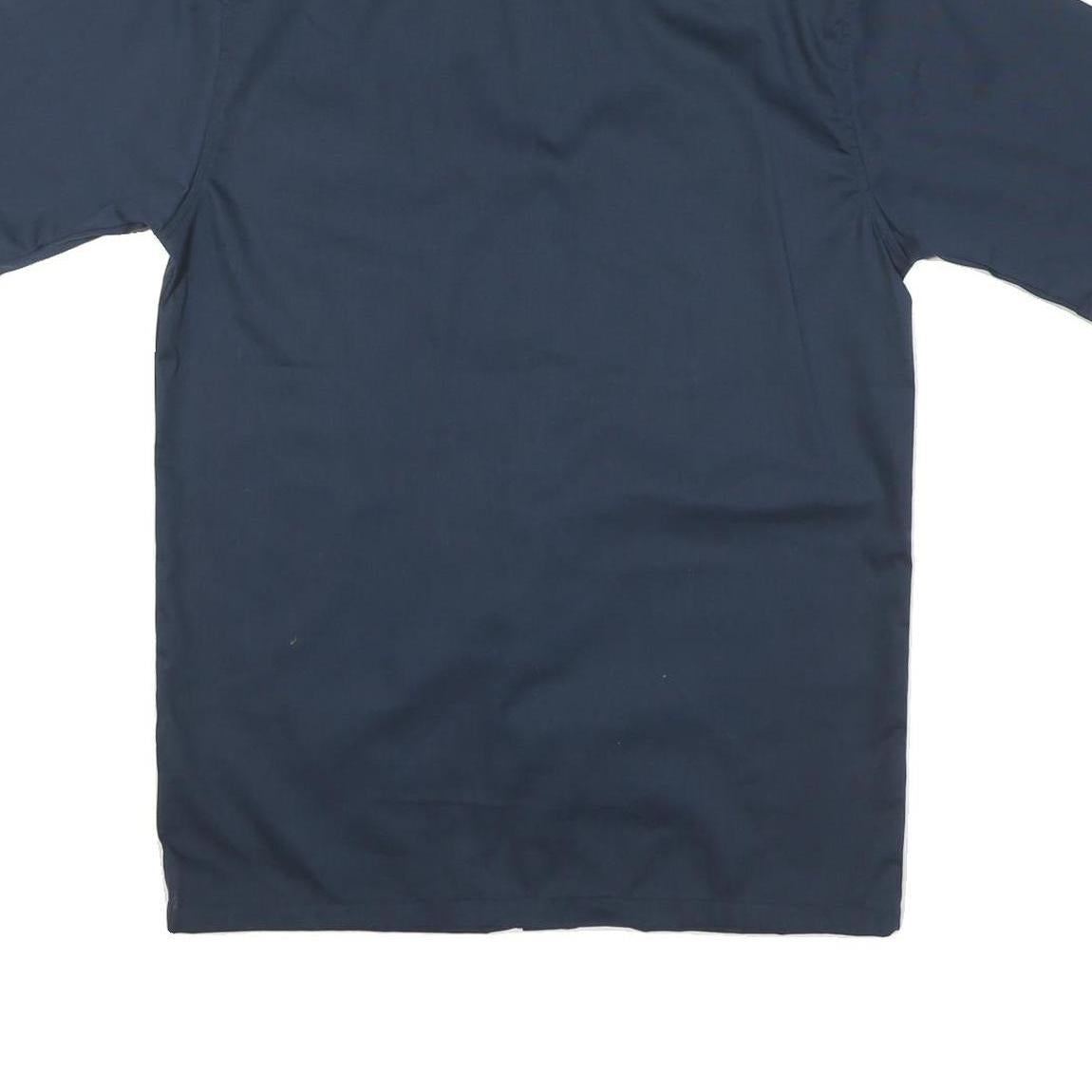 CARHARTT Mens Blue Work Shirt M Cotton Blend Short Sleeve Button