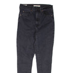 LEVI'S Retro High Womens Jeans Black Regular Skinny W27 L29