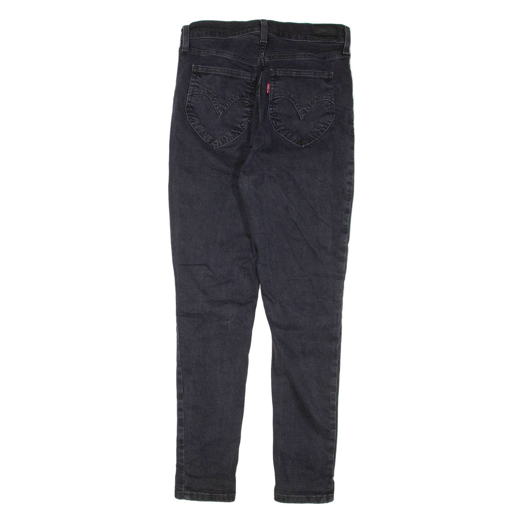 LEVI'S Retro High Womens Jeans Black Regular Skinny W27 L29