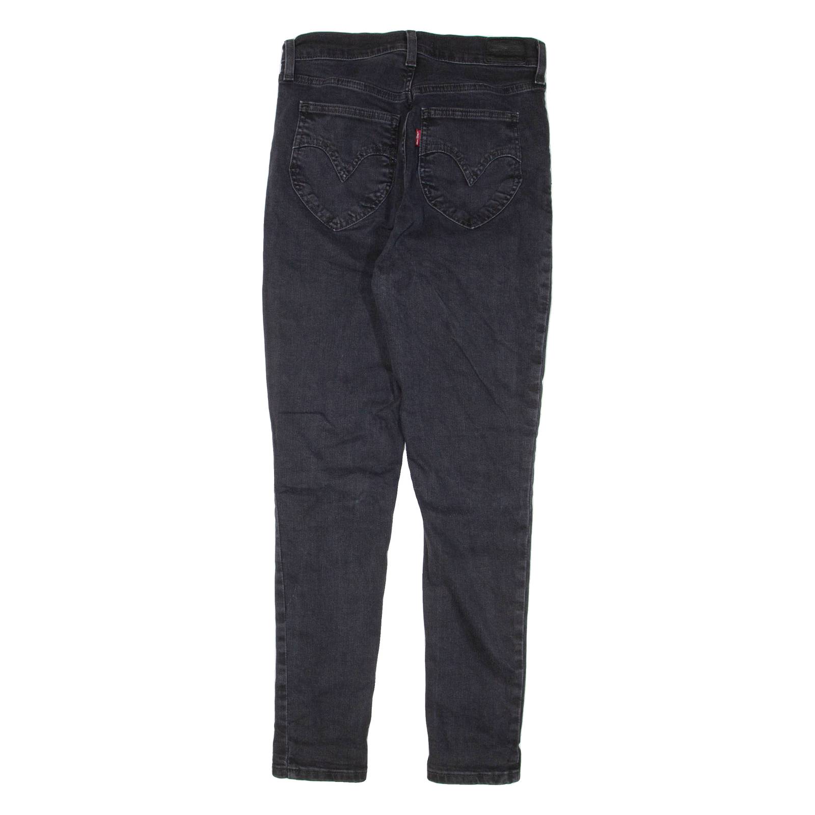 LEVI'S Retro High Womens Jeans Black Regular Skinny W27 L29