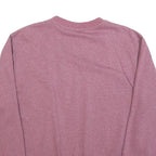 NIKE Mens Pink Crew Neck M Sweatshirt Cotton Pullover Casual Logo