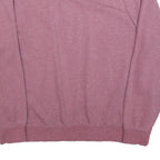NIKE Mens Pink Crew Neck M Sweatshirt Cotton Pullover Casual Logo