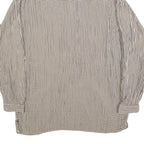 KAREN KANE Womens Black & White Checked Shirt Long Sleeve Button Neck M Casual