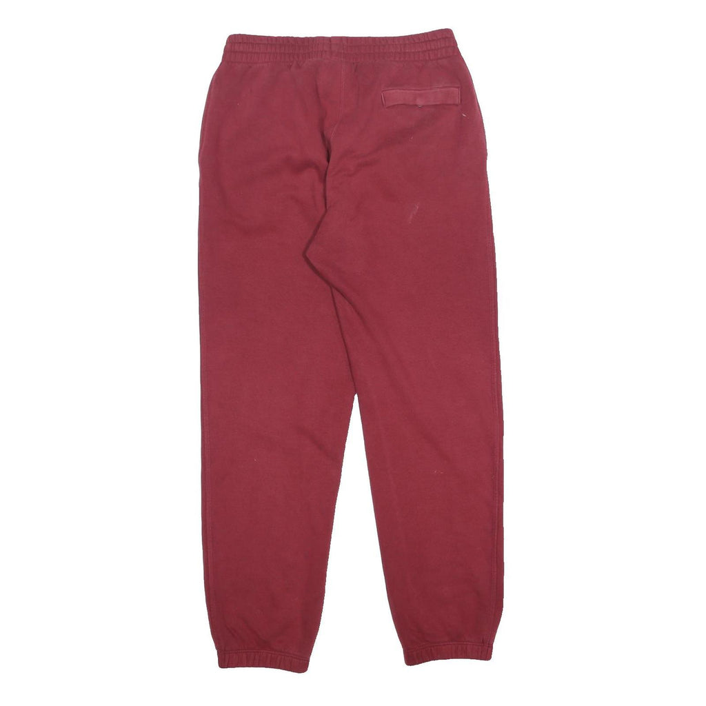 NIKE Mens Joggers Maroon Slim Tapered M W31 L32 Cotton Blend Casual Wear