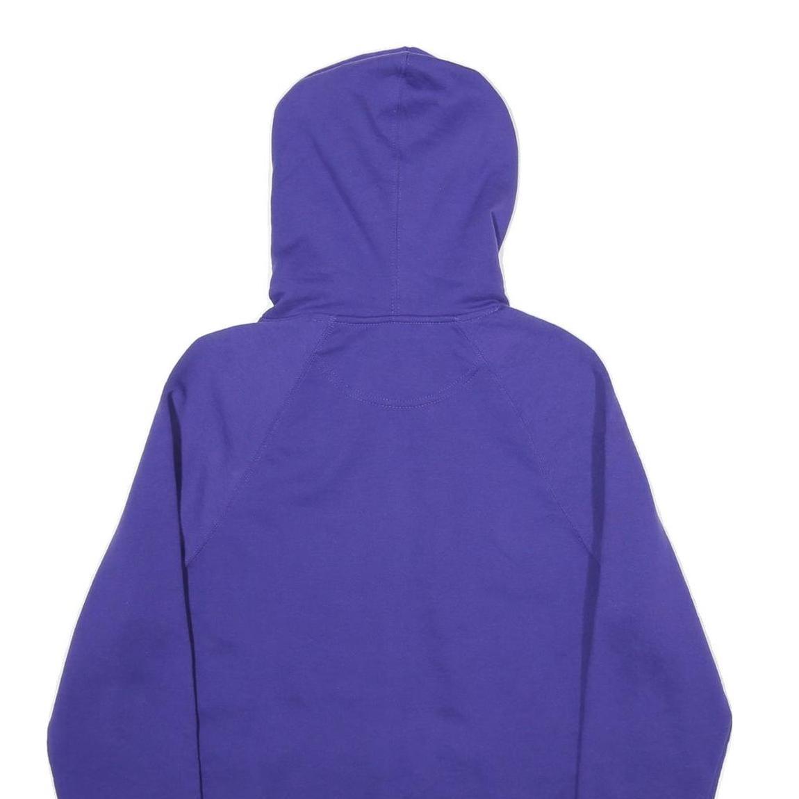 CHAMPION Womens Purple Hoodie M Classic Logo Pullover Sweatshirt