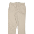 ONLY Womens Slim Beige Cotton Blend Slim Leg Trousers W26 L29 Casual Everyday