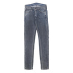 LEVI'S 519 Mens Jeans Blue Slim Skinny Denim Medium W30 L34 Classic Zip Pocket