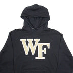 CHAMPION WF Mens Black Hoodie USA S