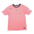 NIKE Boys Pink FC Basel 1893 Football Shirt XL Short Sleeve Crew Neck Sports