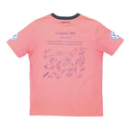 NIKE Boys Pink FC Basel 1893 Football Shirt XL Short Sleeve Crew Neck Sports
