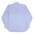 TOMMY HILFIGER Mens Blue Shirt M Button-Down Collar Cotton Midweight Casual Long