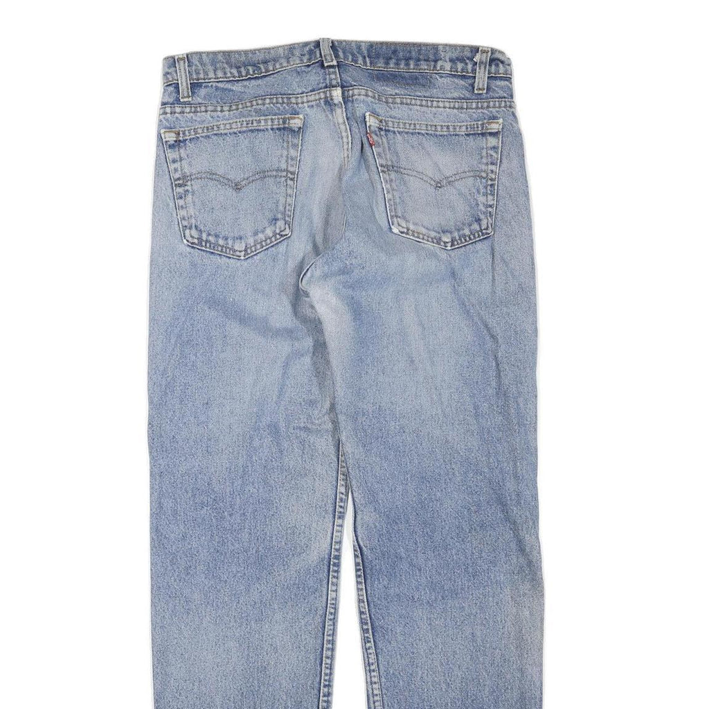 LEVI'S Mens Regular Fit Blue Denim Classic Jeans W34 L32 Zip Closure