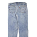 LEVI'S Mens Regular Fit Blue Denim Classic Jeans W34 L32 Zip Closure