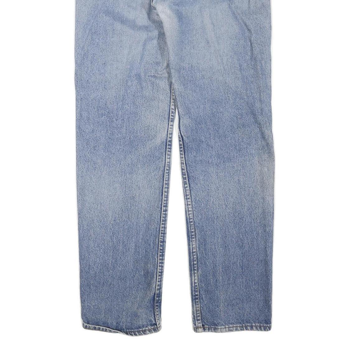 LEVI'S Mens Regular Fit Blue Denim Classic Jeans W34 L32 Zip Closure