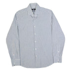BOSS HUGO BOSS Mens Shirt Grey Check Long Sleeve M
