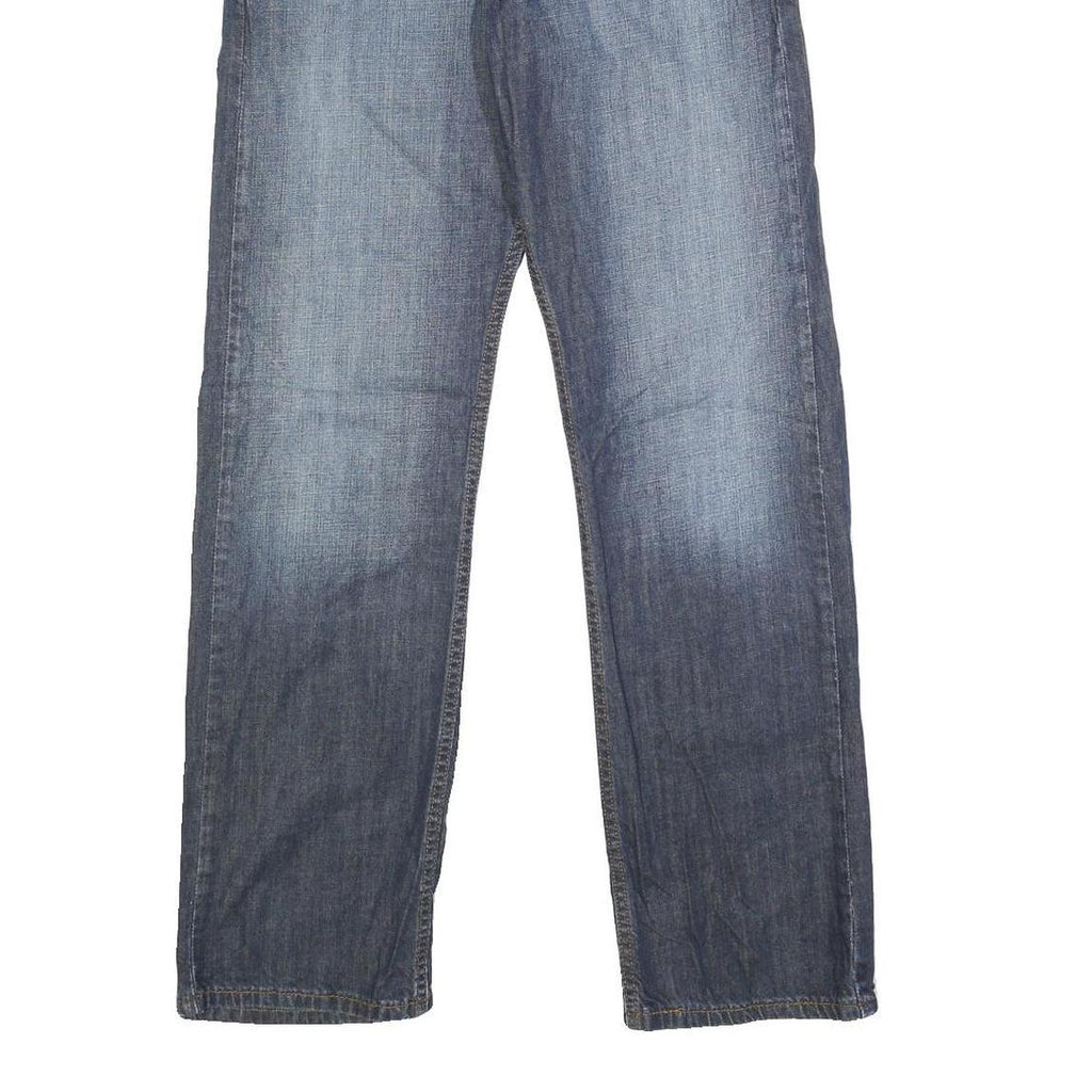 LEVI'S 514 Mens Jeans Blue Slim Straight Denim Medium W31 L30 Zip Cotton