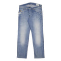 DIESEL Mens Jeans Blue Slim Straight Denim Light W31 L27 Button Closure