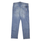 DIESEL Mens Jeans Blue Slim Straight Denim Light W31 L27 Button Closure