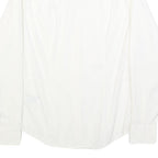 HILFIGER DENIM Mens White Shirt S Cotton Blend Classic Long Sleeve Button Collar