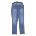 LEVI'S Womens Blue Slim Skinny Denim Light W28 L29 Cotton Blend Zip Jeans