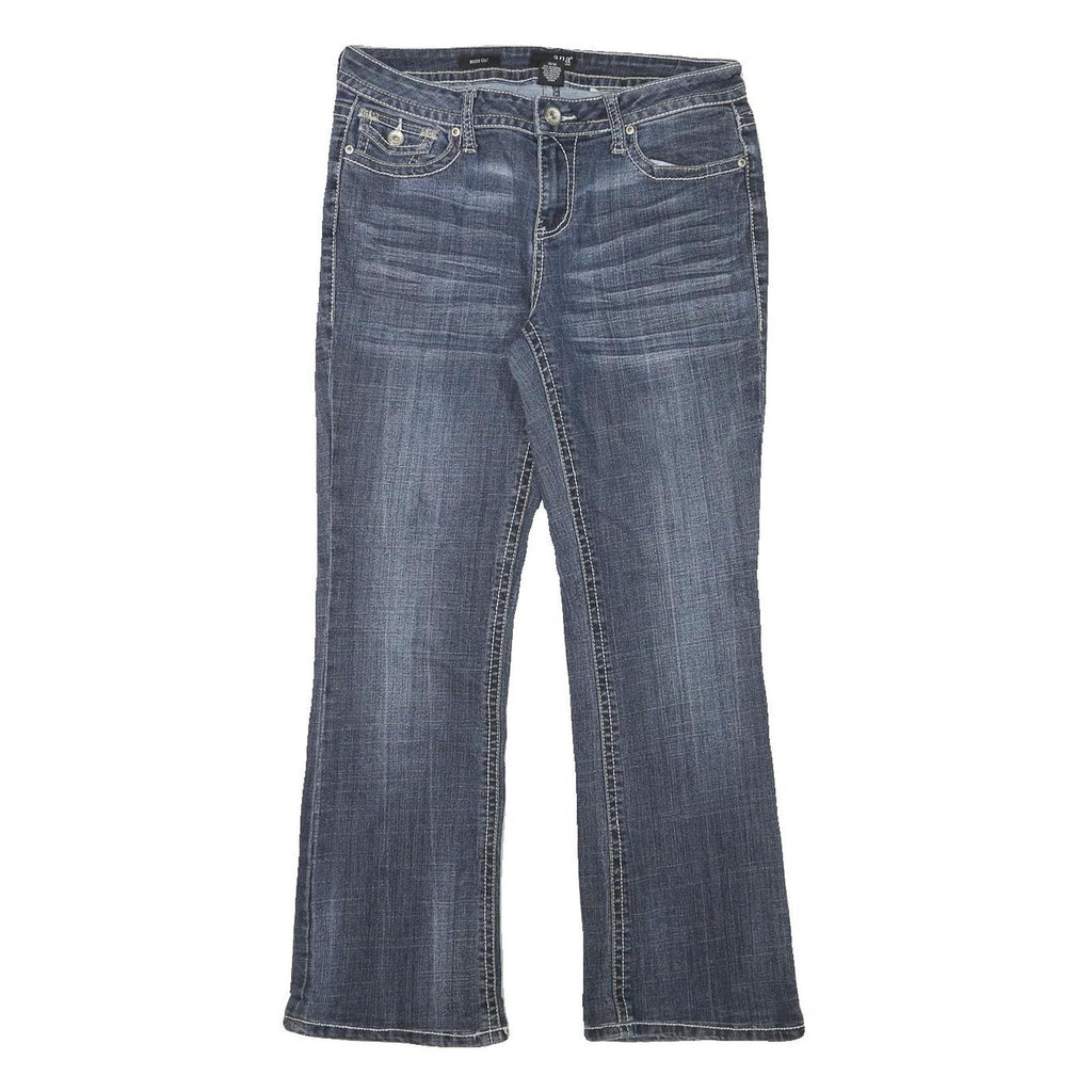 ANA Womens Jeans Blue Regular Bootcut Denim Medium W30 L28 Stylish Comfort Fit